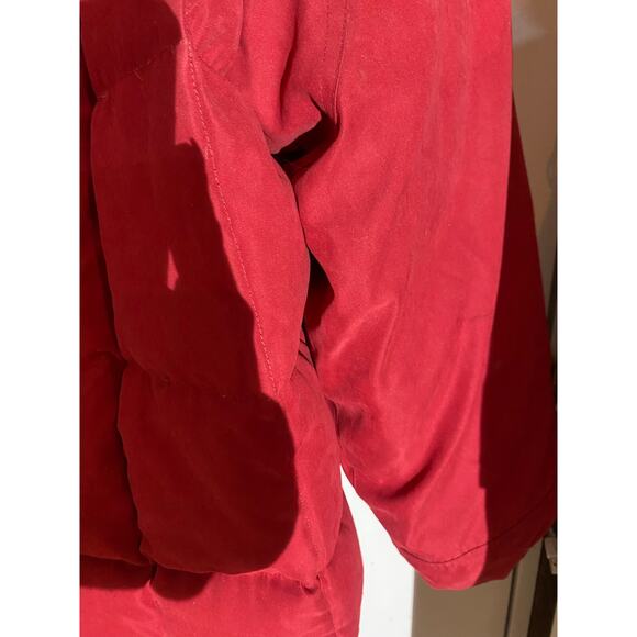 Nuage Duvet Down Puffer Coat Red Women’s L - Picture 5 of 12